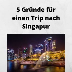 5 Gründe für einen Trip nach Singapur